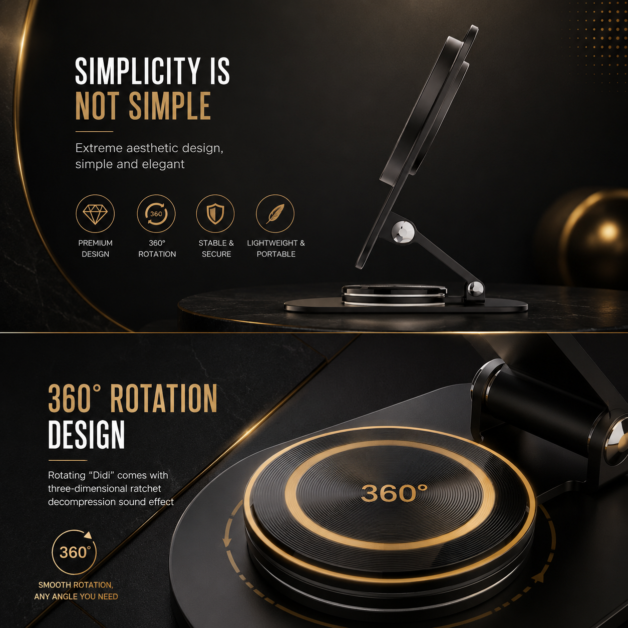 Premium Wireless Charger Phone Stand