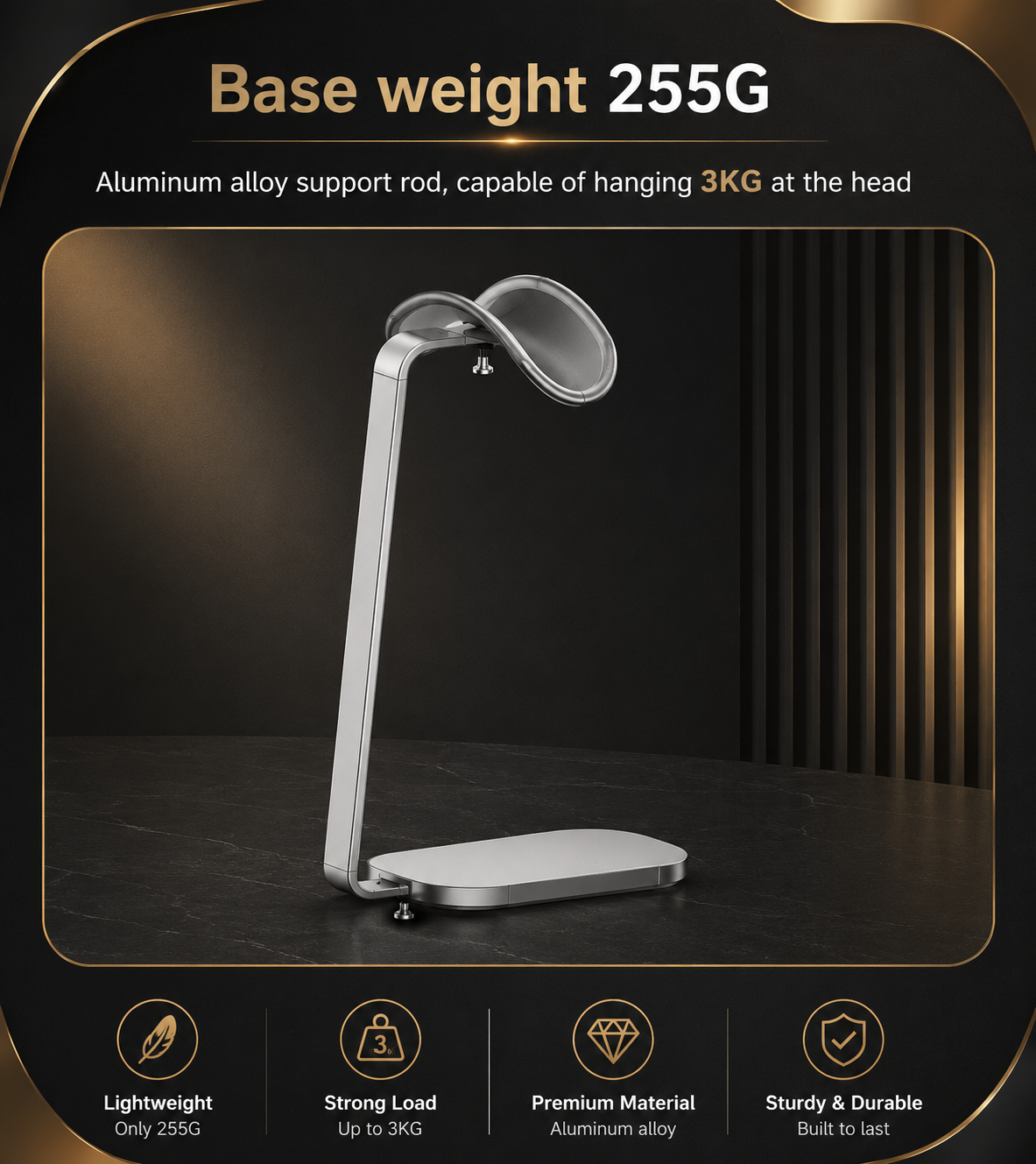 Guilds Basic Integrable Headphone Stand