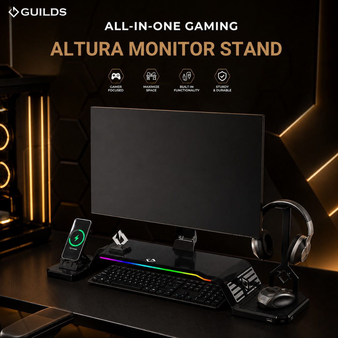 Altura Monitor Stand for Desk – VESA Arm Edition