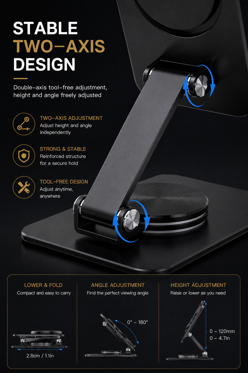 Premium Wireless Charger Phone Stand
