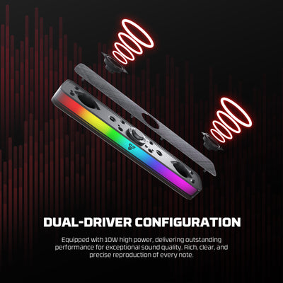 Fantech GROOVE BAR PRO BS151 Portable Wireless RGB Gaming Soundbar