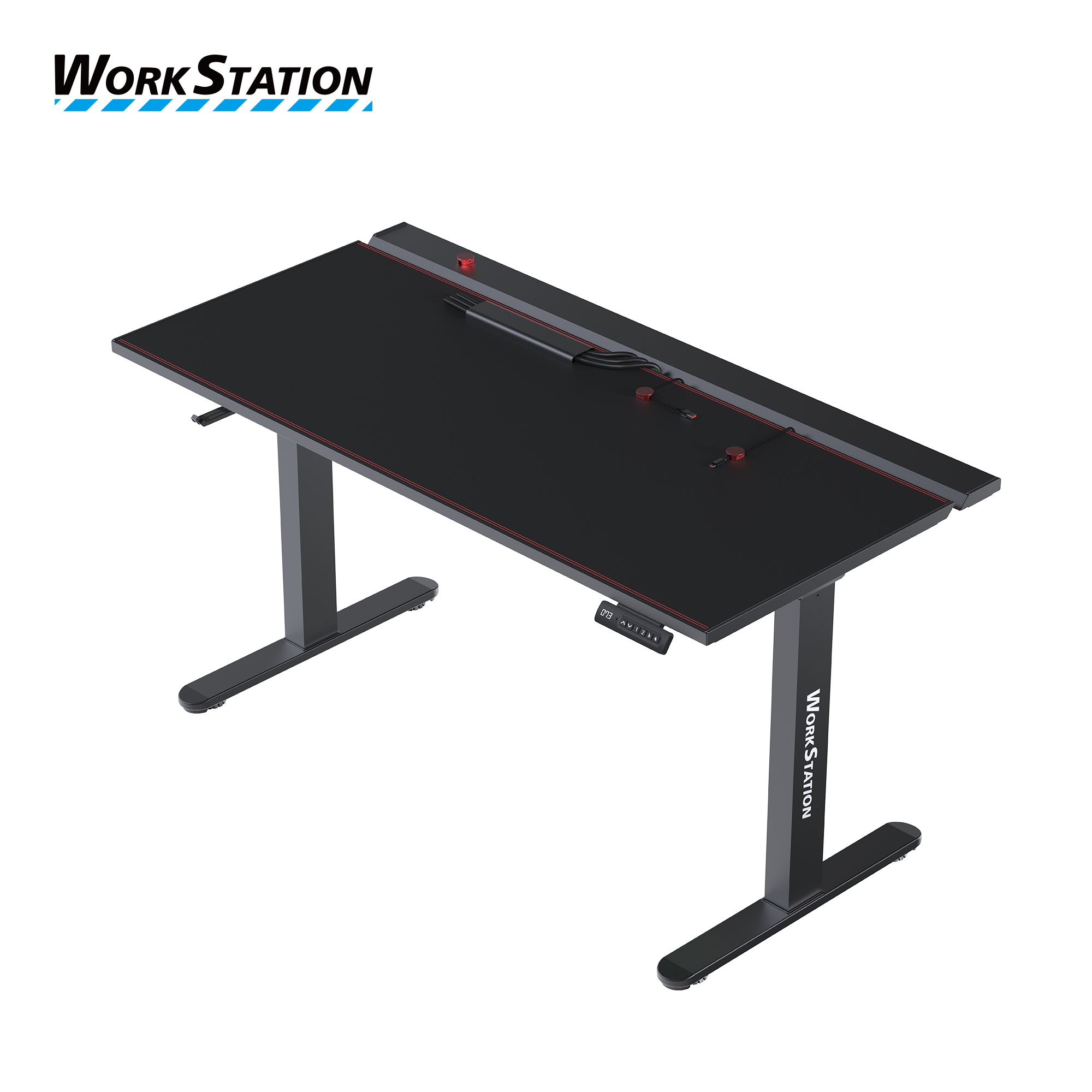 WorkStation Dublin DW114 Dual-Motor Adjustable Rising Desk Combo