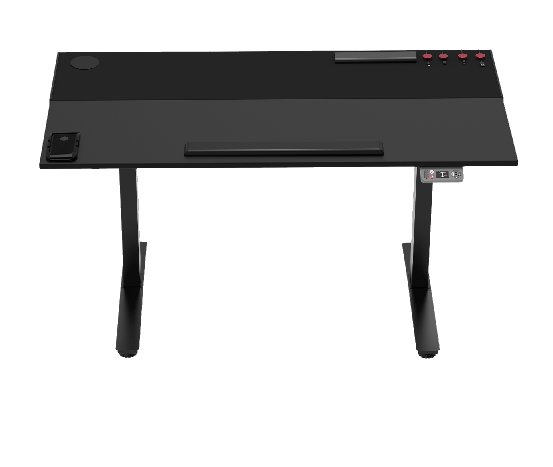 ZURICH DW314 Ergonomic Adjustable Standing Desk - 140cm Quad-Motor Sit-Stand Desk with Tilting Desktop