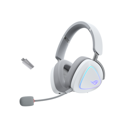 ASUS ROG Delta II Tri-Mode Wireless Gaming Headset - White (2Y)