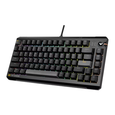 ASUS TUF Gaming K4 HFX Magnetic 75 Keyboard - Black