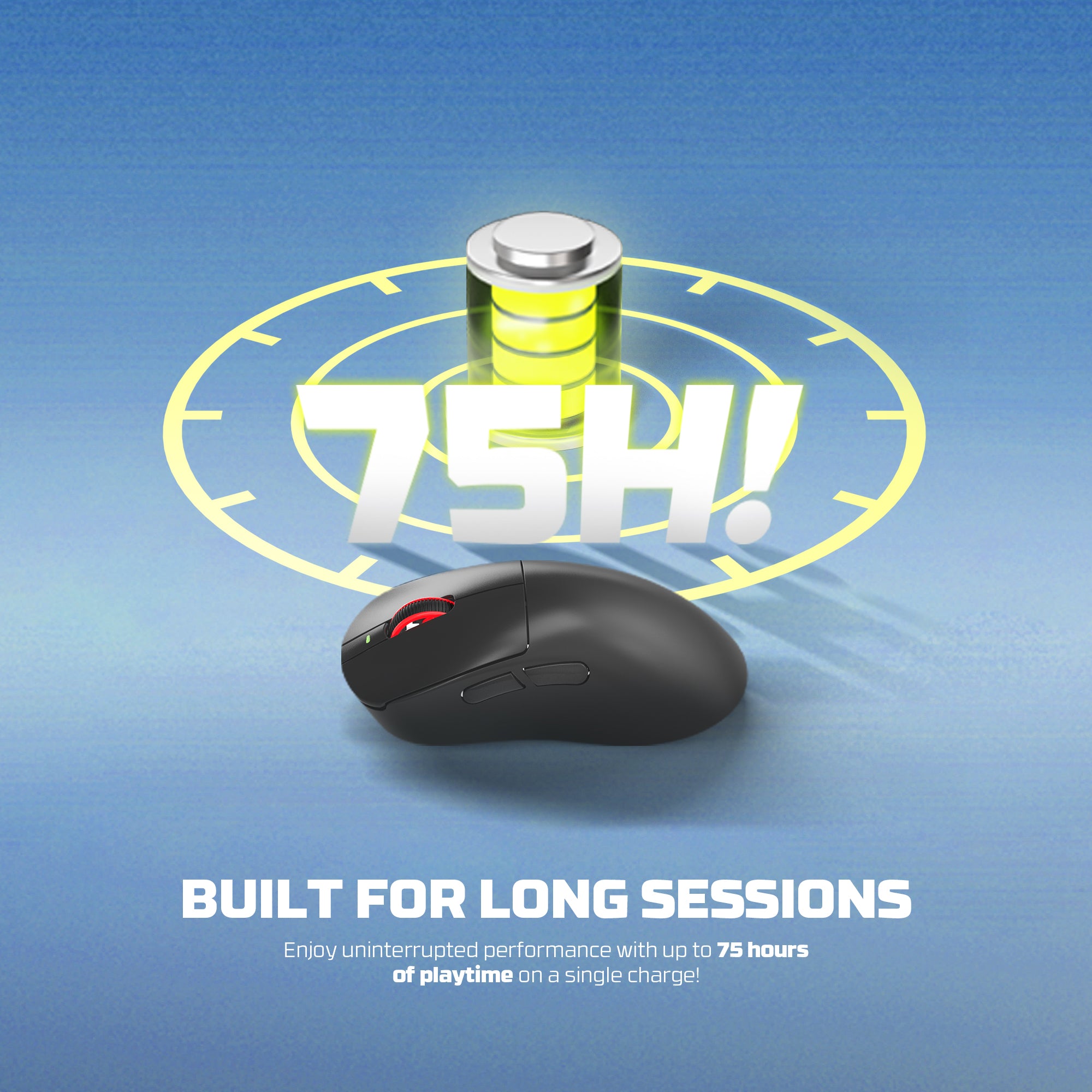 Yari Pro WG14P 8K Hz Ultra-Lightweight Wireless Gaming Mouse - 42,000 DPI, PixArt 3950 STRIKE, RGB Magnetic Dock Included